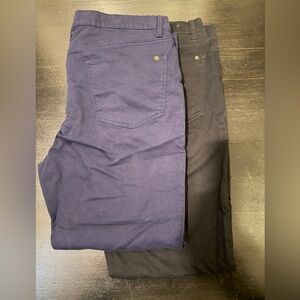 Banana Republic Men's Navy and Black Chinos